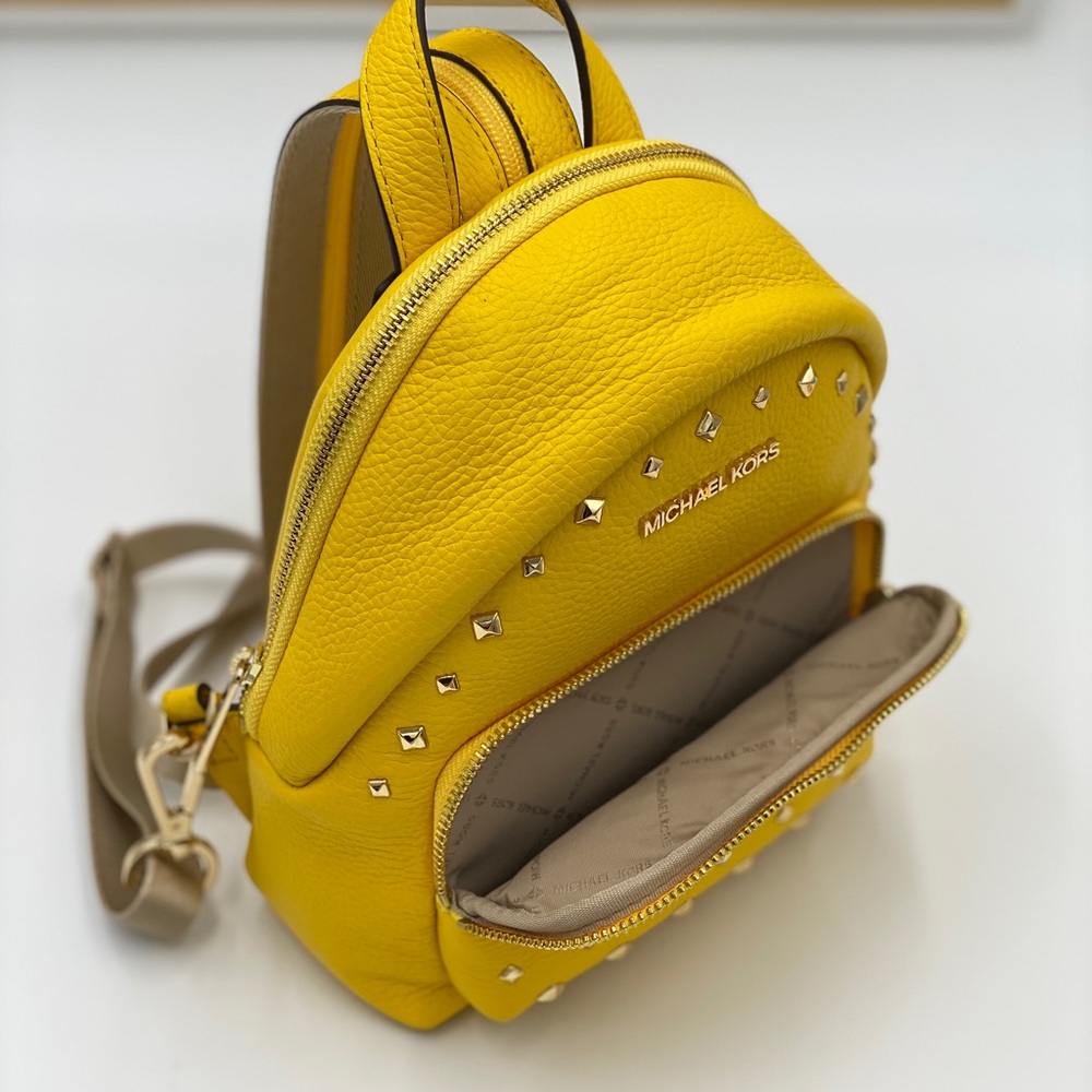 COPY - MICHAEL KORS ERIN SMALL CONVERTIBLE BACKPACK CITRS - Picture 10 of 16